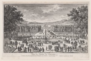 Il giardino di Versailles, 1660-95 da Adam Perelle