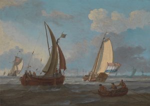 La navigazione olandese al largo dei Paesi Bassi