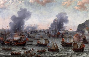 La battaglia di Gibilterra durante la guerra degli ottant