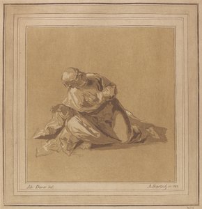 San Pietro apostolo accovacciato da Adam von Bartsch