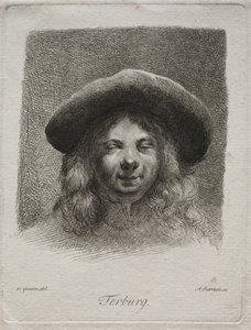 Ritratto di Gerard Terborch da Adam von Bartsch