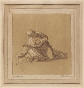 Un apostolo accovacciato (San Pietro)