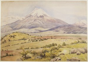 Nuvola in arrivo alle 10:30 Popocatépetl da Atlixco, Puebla, Messico da Adela Breton