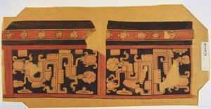 Disegno da un vaso Il disegno ha una forma geometrica di base ma anche disegni elaborati con forme di piume, forme di 