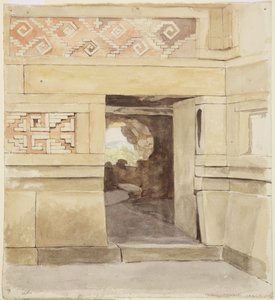 Palazzo in rovina, Mitla 1894 da Adela Breton