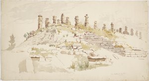 Rovine ad Ake, Yucatan, Messico da Adela Breton