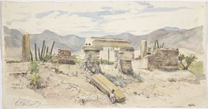 Rovine a Mitla, Oaxaca, Messico da Adela Breton