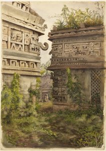 Scena da Chichen Itza, Messico da Adela Breton