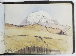 Taccuino di acquerelli, disegni e appunti, Messico, 1896-1898 da Adela Breton