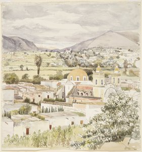 Città di Tlaxcala, Messico 1894 da Adela Breton
