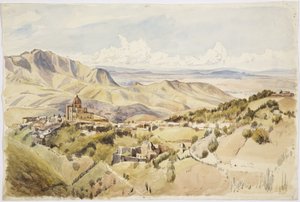 Veduta vicino a Guanajuato, Stato di Guanajuato, Messico da Adela Breton