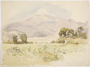 Vulcano Orizaba, vicino a S Juan, Coscomatepec, Messico
