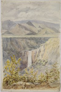 Cascata a Huauchinango, Stato di Puebla, Messico