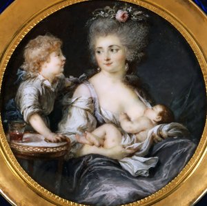 Madame Mitoire e i suoi figli da Adelaide Labille Guiard