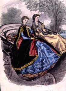 Abiti da donna di Madame Breant-Castel, mantelli dai Grands Magazins du Louvre dalla sezione 