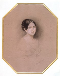 Ritratto di Leopoldine Hugo da Adele Julie Hugo