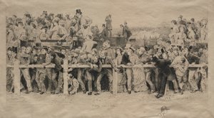 Una scena al Derby da Adlophe Lalauze
