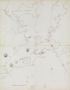 Carta del porto di Rio de Janeiro, Brasile, c.1849 da Admiral Sir Edward Gennys Fanshawe