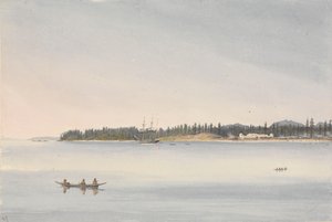 Fort Rupert, Beaver Harbour, Isola di Vancouver, 23 luglio 1851 da Admiral Sir Edward Gennys Fanshawe