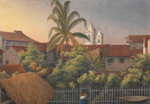 Da una finestra sul retro a Panama, 10 marzo 1850 da Admiral Sir Edward Gennys Fanshawe