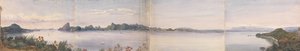 Panorama di Rio de Janeiro, Brasile da Admiral Sir Edward Gennys Fanshawe
