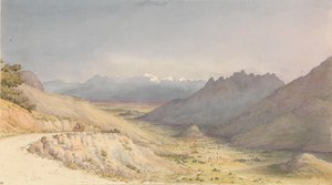 La Cuesta de Chacabuco, verso San Felipe de Aconcagua, 14 gennaio 1851 da Admiral Sir Edward Gennys Fanshawe