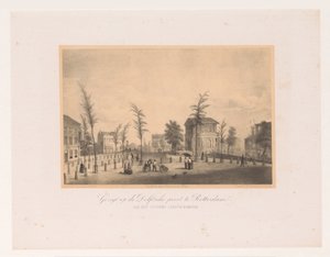 Veduta della Porta di Delft a Rotterdam
