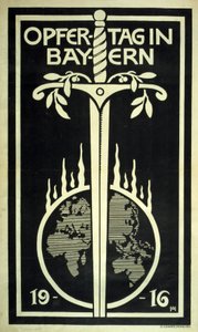 Poster di raccolta fondi tedesco 