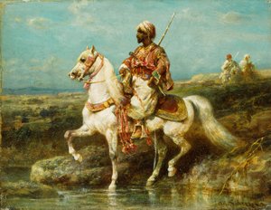 Cavaliere arabo da Adolf Schreyer