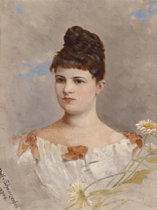 Ritratto di Ottilie Schneitt von Schwarzenfeld da Adolf d. Ä. Schreitter von Schwarzenfeld