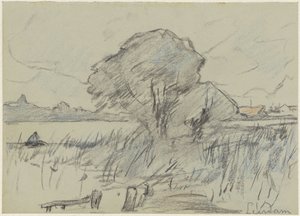 Paesaggio vicino a Leerdam da Adolf le Comte