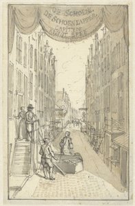 Progetto per la copertina del dramma De Schoenlapper-Capityn of Krispyns Koddige Schakinge