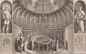 Teatro anatomico nel Waaggebouw da Adolf van der Laan