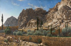 Monastero di Santa Caterina sul Monte Sinai da Adolf von Meckel
