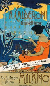 A Calderoni Gioielliere, Milano da Adolfo Hohenstein