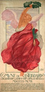 Manifesto per il cinquantesimo anniversario della battaglia di Castelfidardo