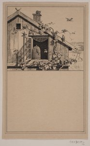 I prigionieri e i liberi. N. 1 in Chr. Winther e M. Rørbye, "25 Immagini per bambini" da Johan Adolph Kittendorff