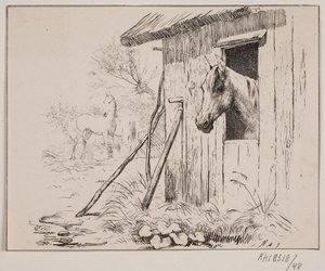 Il cavallo del mulino da Johan Adolph Kittendorff