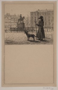 Il guardiano. N. 24 in Chr. Winther e M. Rørbye, "25 Billeder for små børn" da Johan Adolph Kittendorff