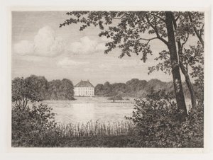Parte presso Dronninggaard da Adolph Larsen