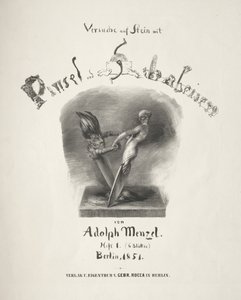 Saggio su pietra con pennello e raschietto, 1851