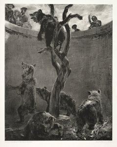 Saggio su Pietra con Pennello e Raschietto: La Fossa degli Orsi, 1851
