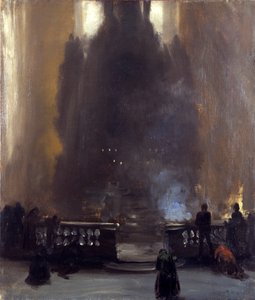 Interno della chiesa (altare barocco) da Adolph Menzel