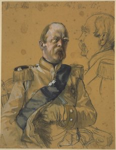 Otto conte von Bismarck-Schönhausen. Studio per il dipinto "L