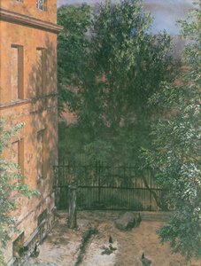 Veduta di un piccolo cortile