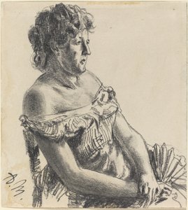 Donna in abito da corte da Adolph Menzel
