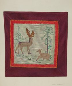 Coperta applicata (dettaglio), c. 1941 da Adolph Opstad