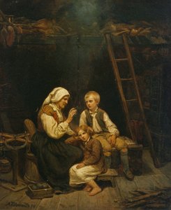 Il narratore di fiabe, storia della nonna da Adolph Tidemand