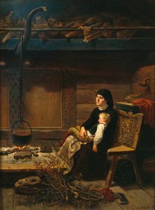 La vedova e suo figlio