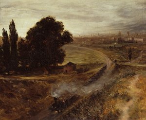 La ferrovia Berlino-Potsdam da Adolph Menzel